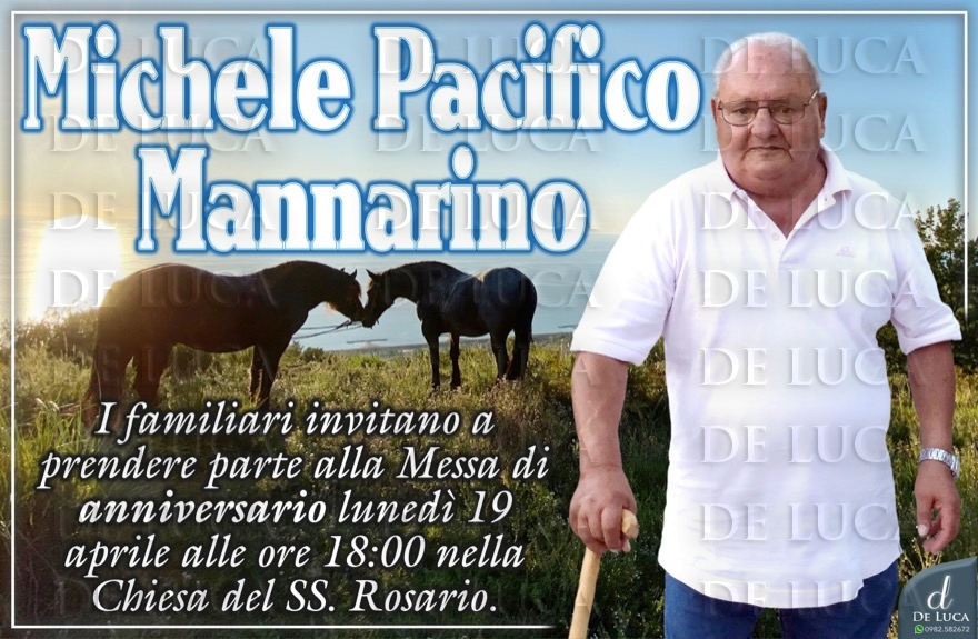 Michele Pacifico Mannarino anniversario