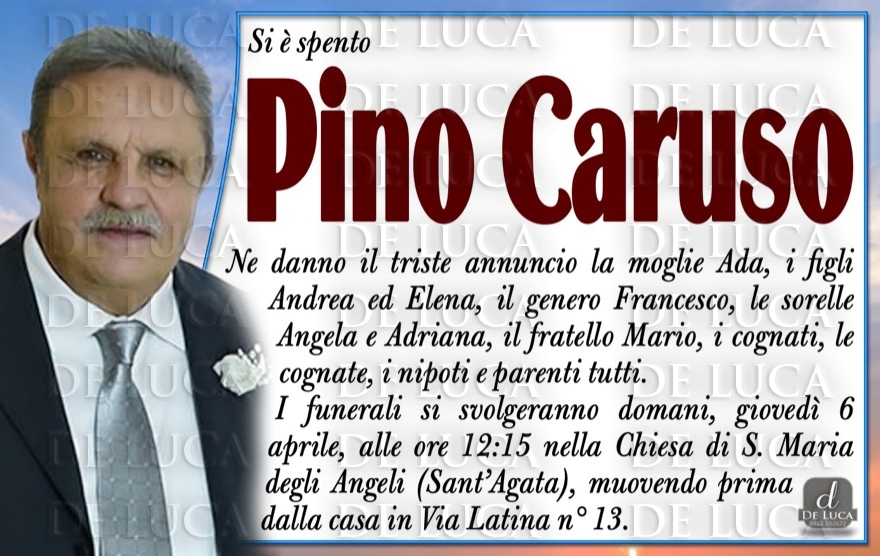 Pino Caruso annuncio morte